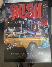 Rush FOIL Poster MSG 2026 Madison Square Garden NYC **SMALL LOWER CORNER DING** picture