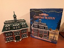 National Lampoon Christmas Vacation Advent House Calendar Lights Work RARE w Box picture