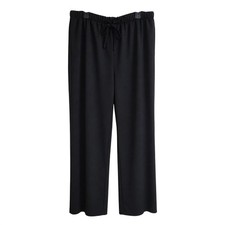 Torrid Studio High-Rise Wide Leg Pull-On Crepe Pants Black Size 1 Plus 1X picture