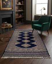 3x4 ft Vintage Afghan Bokhara Rug Handmade Aesthetic Theme Color Home Décor Rug picture