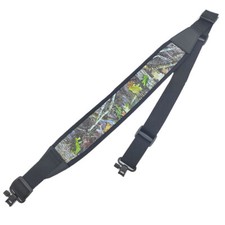 Camouflage 2 Point Rifle Gun Sling with Swivels & Neoprene Shoulder Padded Strap picture