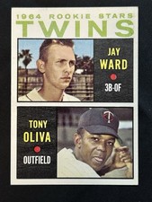 1964 Topps Baseball Rookie Card #116 Jay Ward & Tony Oliva Minnesota Twins NrMt picture