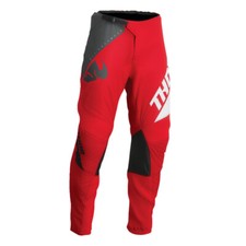 Thor Sector Edge Red and White MX Off Road Pants Men's Sizes 28 - 32 picture