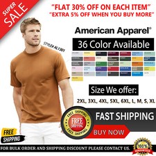 AAA Alstyle Mens Plain Short Sleeves Tee Blank T-Shirt Casual T Shirt - AL1301 picture