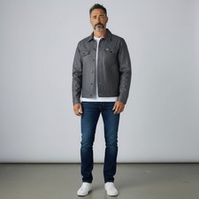 NWT Lee x Stutterheim Storm Rider Jacket Mens M Ash Blue Waterproof Rain Coat picture