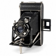 Vintage Kodak No. 1 Pocket Junior Folding Camera f/6.3 105mm w/ Case Untested picture