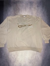 VINTAGE 90’s Jerzees Yellowstone National Park 1872 crewneck sweatshirt picture