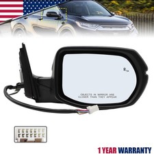 Power Adjust For 2017-22 Honda CR-V Heated Side Rear View Mirror Right picture