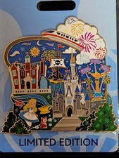 WDI D23 Disney Parks to Ports Pin Magic Kingdom picture