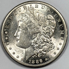 1886-S $1 Morgan Silver Dollar San Francisco 90% Pure Early US Coin picture