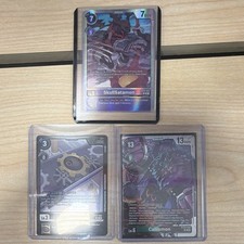 Digimon CCG Lot 1 SkullSatamon BTB-079, Allison BT25-058 And Hagurumon EX12-053 picture