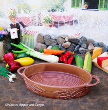 ANTHROPOLOGIE MIMI THORISSON ITALIAN HOURS BAKING DISH -NIB- CUCINA CON BELLEZZA picture