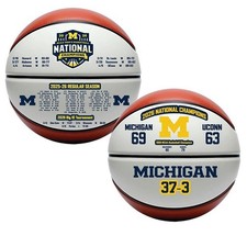 MICHIGAN WOLVERINES 2026 NATIONAL CHAMPIONS FULL SIZE NCAA SOUVENIR BASKETBALLS picture