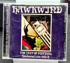 Hawkwind -The Text of Festival (Hawkwind Live 1970-72) CD VG/EX picture