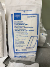 Medline Sterile Extra Absorbent Latex Free Abd Pad 5 x 9 in White NON21450 picture