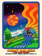 Johnny Blue Skies Dark Clouds Concert Poster Berkeley CA 2026 Psychedelic Art picture