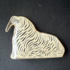 Vintage Abraham Palatnik Lucite Walrus  Figurine Optic Art 60’s/70’s Brazil picture