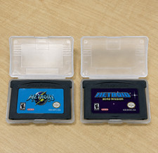 Metroid Zero Mission & Metroid Fusion - Game Boy Advance GBA Cart picture