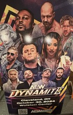 AEW Wrestling Dynamite 6” Cardboard Advertisement 10/30/24 - Cleveland, OH - NEW picture