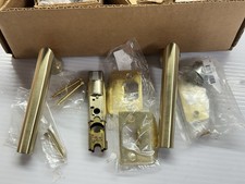 Baldwin 9BR3524-139, Traditional Passage Door Lever, Lifetime Satin Brass Finish picture
