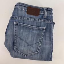 BKE Nolan Jeans Mens 34 x 32 Blue Straight Leg Stretch Medium Wash Denim picture