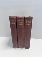 Oxford University Press Poetical Works Wordsworth Shelley R. Browning 1920/21 HC picture