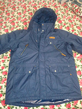 Columbia Men's Parka Winter Coat Size XL Blue picture