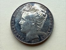 1898 Netherlands W/Queen WILHELMINA Silver Inauguration Medal i112862 Proof-like picture