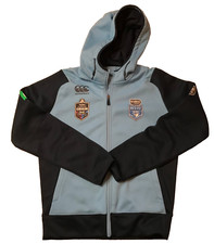 Canterbury Blue Authentic State Of Origin NSW Rugby League Hoodie Jacket Size S picture