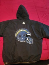 Vintage San Diego Chargers Starter Puffer Jacket Size XL Coat Nfl Mint Parka picture