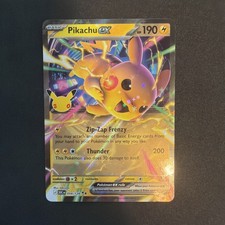 PIKACHU EX 054/128 HOLO DOUBLE RARE POKEMON ME: 30TH CELEBRATION NM/M picture