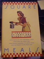 SQUARE MEALS COOKBOOK by Stern; Recipes from the PAST (1984 picture