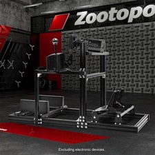 Zootopo 3060 Aluminum Racing Sim Cockpit Fit Logitech G923 G920 G29 Thrustmaster picture