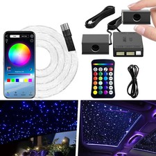 300~1200PCS Starlight Headliner Light Kit Split 16W Fiber Optics RGBW Star Light picture