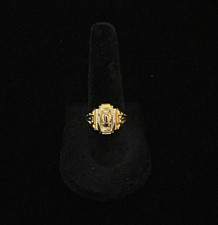 Vintage Solid 10 Karat Gold Band Ring J D C Initials  picture