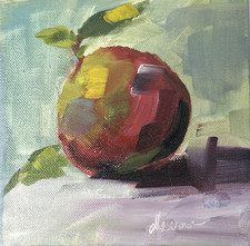 Impressionist Still Life Apple, Fine Art, Home, Decor picture