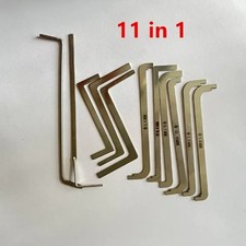 11pcs Turning Tool Lock Tension Wrenches Locksmith Pick Tool New* picture