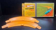 Vtg 1968 Mattel Hot Wheels Half Curve Track Accessory Pak  (two banked curves) picture
