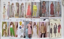 VOGUE UNCUT LOT 14 WOMENS CLOTHING PATTERNS- VARIETY picture