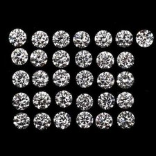 100 PCS Loose Lab Grown CVD Diamond 3.00 MM Round D Color, IF CLARITY Certified picture