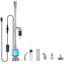 hygger 5-in-1 Electric Aquarium Gravel Cleaner 360GPH Fish Tank Vacuum picture