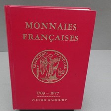 Monnaies Francaises 1789-1977 Victor Gadoury French Coins Price Guide Hardcover picture