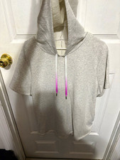 LIVI for Lane Bryant Women’s Plus 18/20 Gray Short Sleeve Pullover Hoodie picture