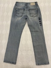 NWT BKE Jake Straight Jeans Men’s 29x30 Light Wash Faded Performance Stretch picture