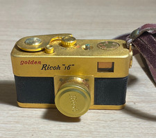 Vintage Spy Film Camera Golden Ricoh 16mm Subminiature - Untested picture