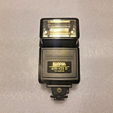 Vintage Sunpak Auto 433 D Thyristor Shoe Mount Flash for Canon Film SLR Tested picture