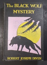 Scarce The Black Wolf Mystery 1931 1st ed 1st print by Robert Diven Good picture