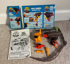 1987 Kenner Sky Commanders Cable Cannon Pete Crane Vintage w/ Instructions picture