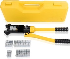 16Ton Hydraulic Crimping Tool 8AWG-600MCM Cable Crimping Tool with 13 Dies picture