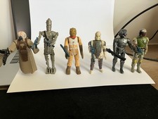 VINTAGE KENNER STAR WARS BOUNTY HUNTER FIGURE ORIGINAL SET LOT OF 6  picture